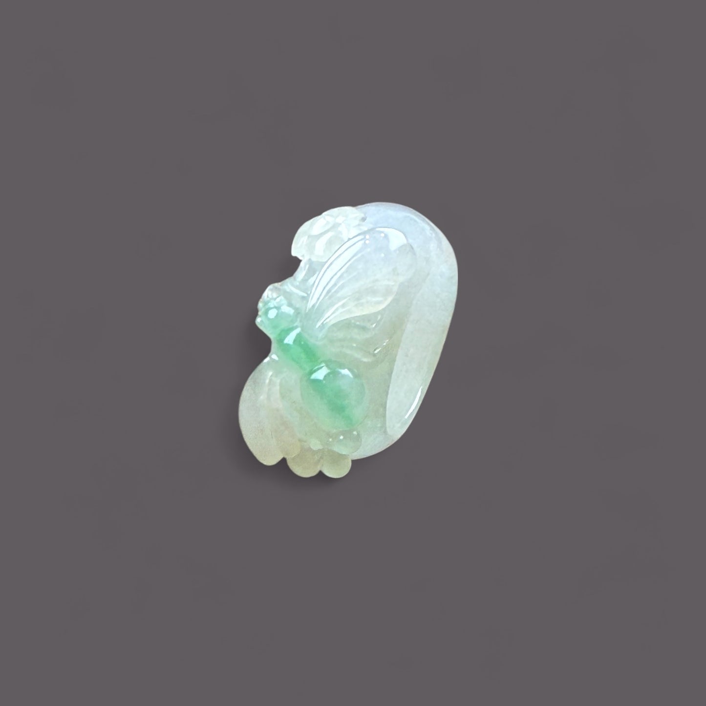 天然緬甸翡翠飄花蜜蜂戒指