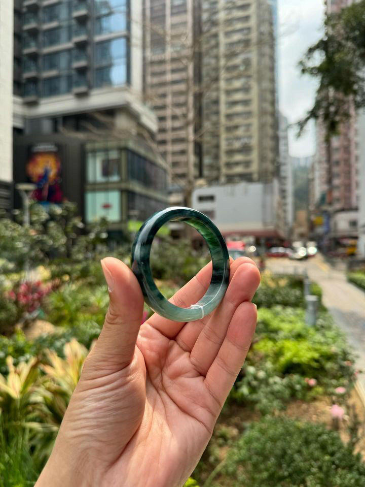 Natural Type A Burmese Jadeite Bangle (deposit 1/3)