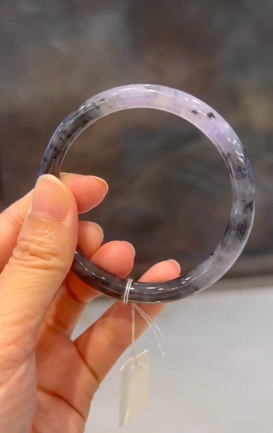 Natural Type A Burmese Jadeite bangle